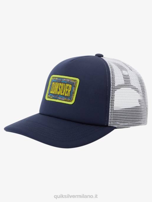 esso Quiksilver ragazzi 8-16 cappello snapback con visiera subdola blazer blu scuro HTZR2046
