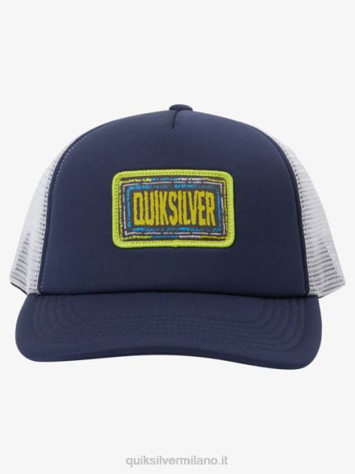 esso Quiksilver ragazzi 8-16 cappello snapback con visiera subdola blazer blu scuro HTZR2046