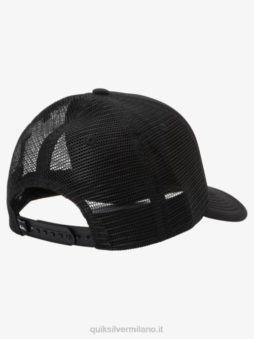 esso Quiksilver ragazzi 8-16 cappello snapback con visiera subdola nero HTZR2045