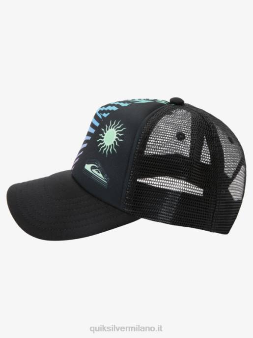 esso Quiksilver ragazzi 8-16 cappello snapback gazza coop nero HTZR1929
