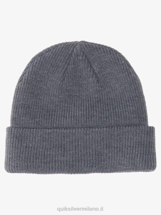 esso Quiksilver ragazzi Berretto con risvolto performer 8-16 lavaggio grigio medio HTZR2113
