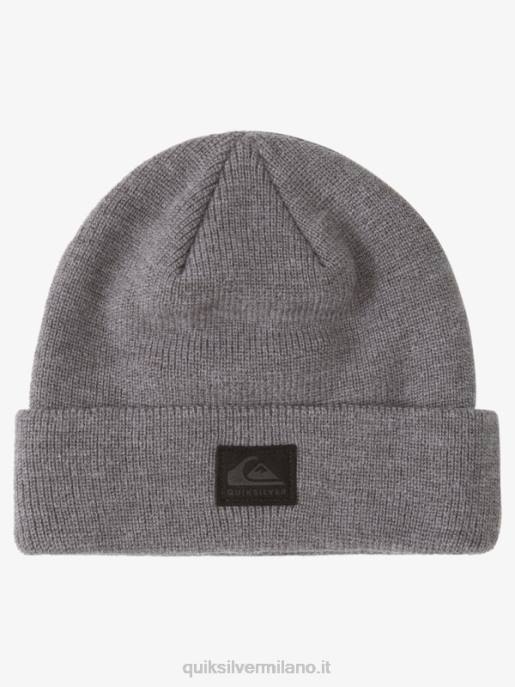 esso Quiksilver ragazzi Berretto con risvolto performer 8-16 lavaggio grigio medio HTZR2113