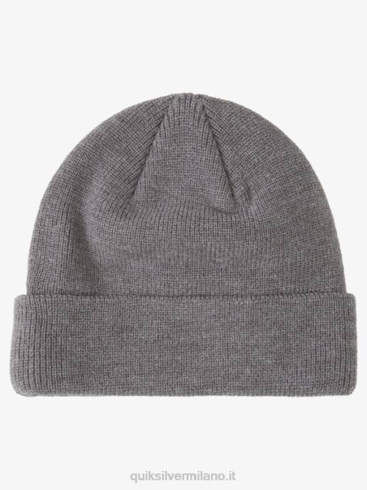 esso Quiksilver ragazzi Berretto con risvolto performer 8-16 lavaggio grigio medio HTZR2113