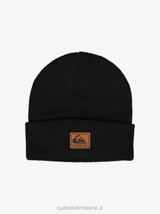esso Quiksilver ragazzi Berretto con risvolto performer 8-16 nero HTZR2112