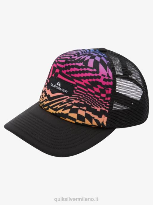 esso Quiksilver ragazzi Cappello da camionista Poiana coop 8-16 corallo ardente HTZR2044