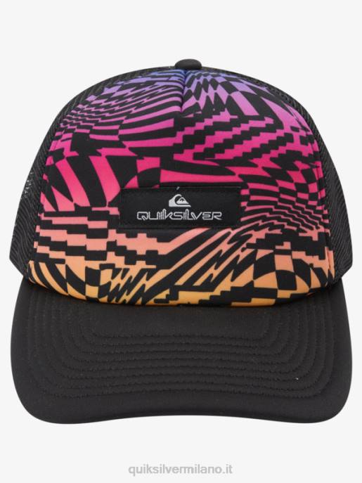 esso Quiksilver ragazzi Cappello da camionista Poiana coop 8-16 corallo ardente HTZR2044