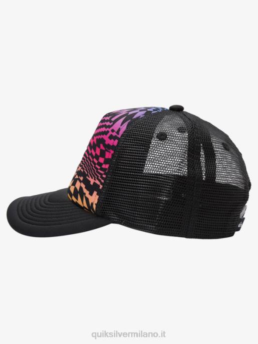 esso Quiksilver ragazzi Cappello da camionista Poiana coop 8-16 corallo ardente HTZR2044