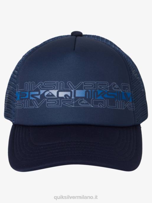 esso Quiksilver ragazzi Cappello da camionista Poiana coop 8-16 marina di mezzanotte HTZR2043