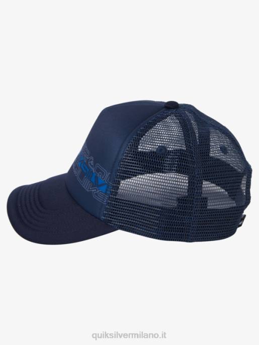 esso Quiksilver ragazzi Cappello da camionista Poiana coop 8-16 marina di mezzanotte HTZR2043