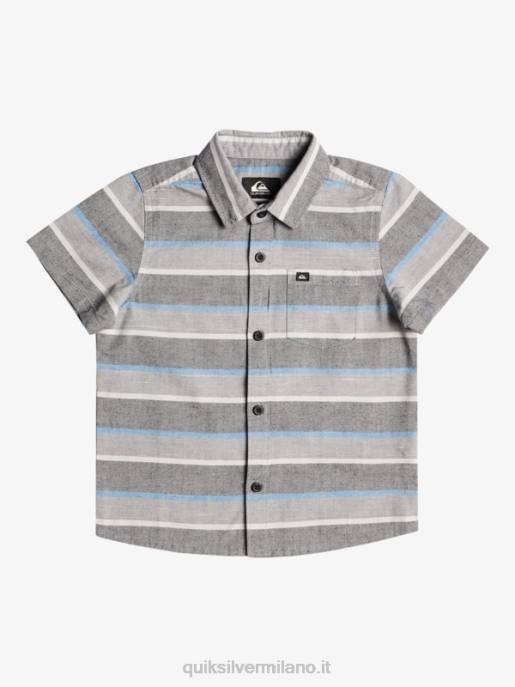 esso Quiksilver ragazzi 2-7 camicia alba cali nero cali alba 231 HTZR2217