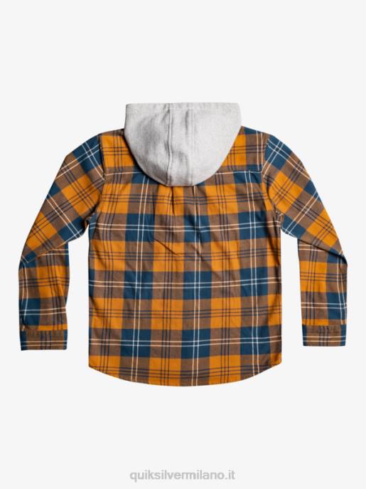 esso Quiksilver ragazzi 8-16 halidon camicia a maniche lunghe con cappuccio harelaw di zucchero di canna HTZR2309