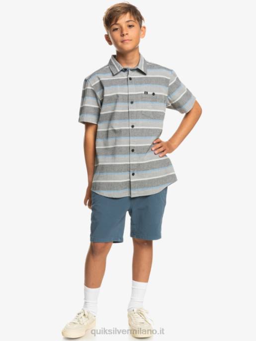 esso Quiksilver ragazzi Maglia alba cali 8-16 nero cali alba 231 HTZR2157