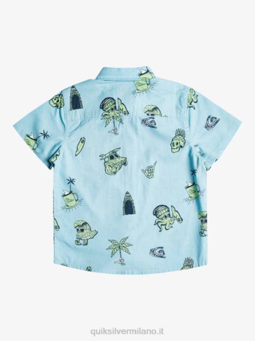 esso Quiksilver ragazzi Maglietta 2-7 nono surfday cielo blu - nono surfday boy231 HTZR2131