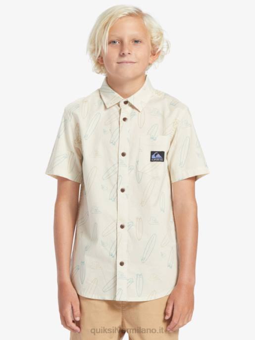 esso Quiksilver ragazzi dov\'è la mia maglietta a maniche corte betulla dov\'è la mia tavola HTZR2008