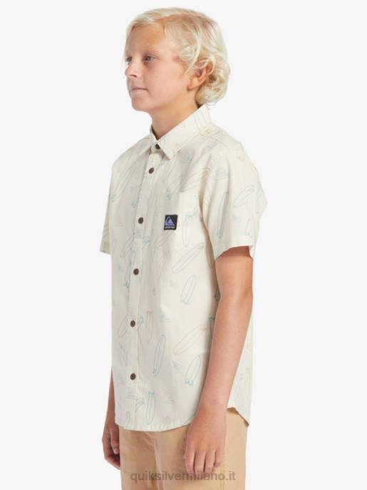 esso Quiksilver ragazzi dov\'è la mia maglietta a maniche corte betulla dov\'è la mia tavola HTZR2008