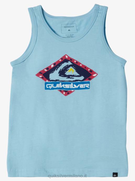 esso Quiksilver ragazzi 2-7 t-shirt canotta con telaio funky cielo blu HTZR2264