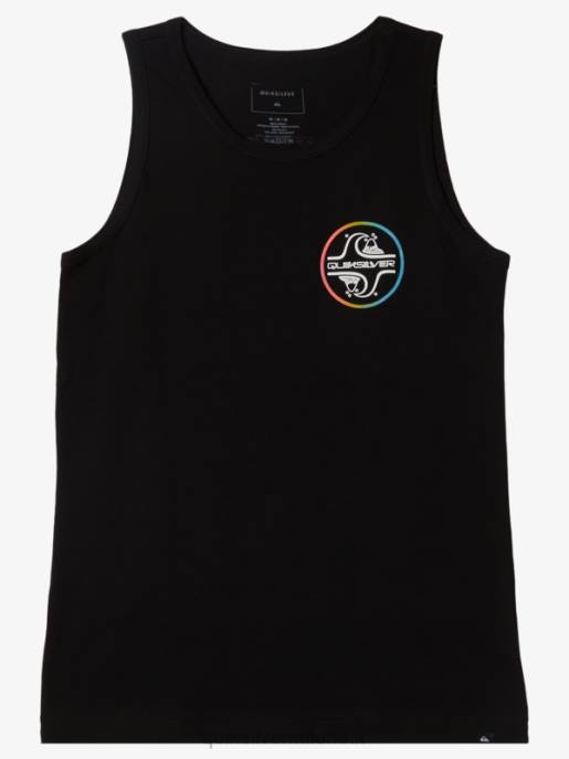 esso Quiksilver ragazzi T-shirt con serbatoio a bolle d'aria 8-16 nero HTZR2228