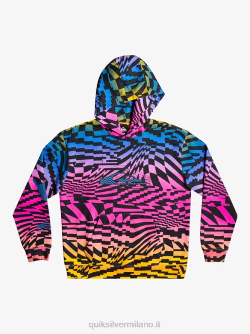 esso Quiksilver ragazzi Felpa con cappuccio oversize 8-16 volte radicale rosa glo radicale volte 231 HTZR2051