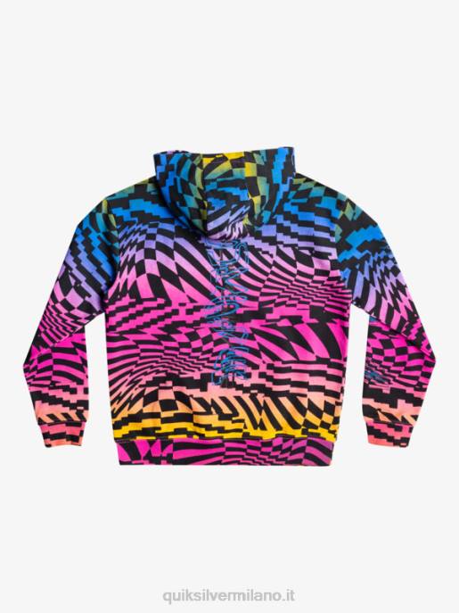 esso Quiksilver ragazzi Felpa con cappuccio oversize 8-16 volte radicale rosa glo radicale volte 231 HTZR2051