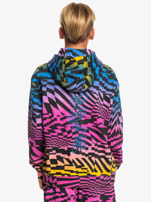 esso Quiksilver ragazzi Felpa con cappuccio oversize 8-16 volte radicale rosa glo radicale volte 231 HTZR2051
