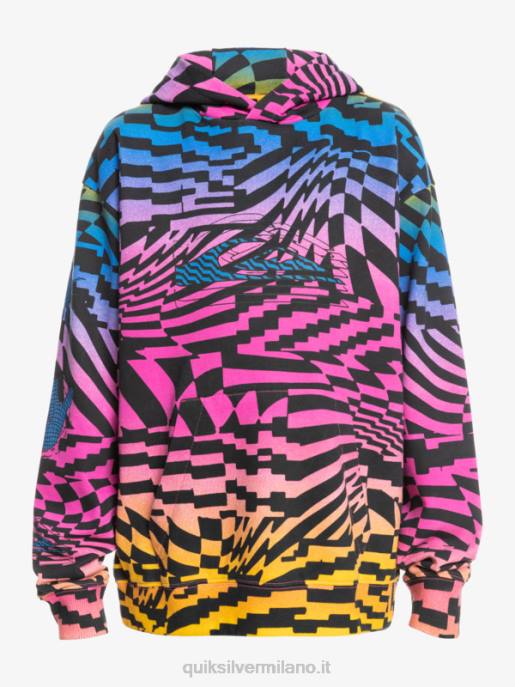 esso Quiksilver ragazzi Felpa con cappuccio oversize 8-16 volte radicale rosa glo radicale volte 231 HTZR2051