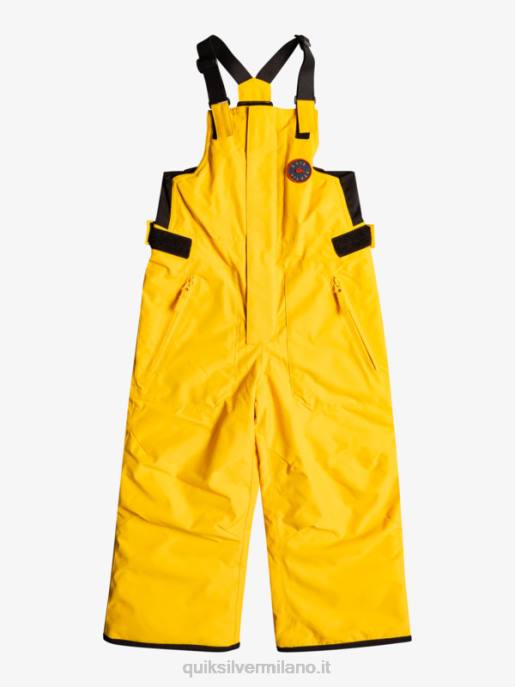 esso Quiksilver ragazzi 2-7 pantaloni da neve boogie verga d'oro HTZR2297