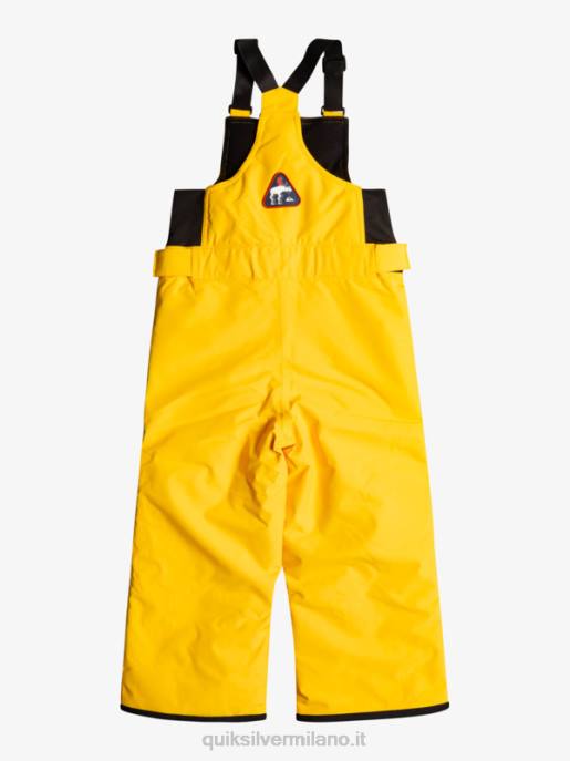 esso Quiksilver ragazzi 2-7 pantaloni da neve boogie verga d\'oro HTZR2297