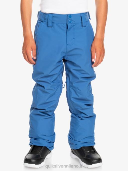 esso Quiksilver ragazzi 8-16 pantaloni da neve station wagon cobalto brillante HTZR2294