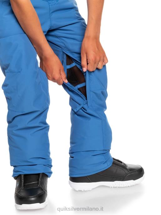 esso Quiksilver ragazzi 8-16 pantaloni da neve station wagon cobalto brillante HTZR2294