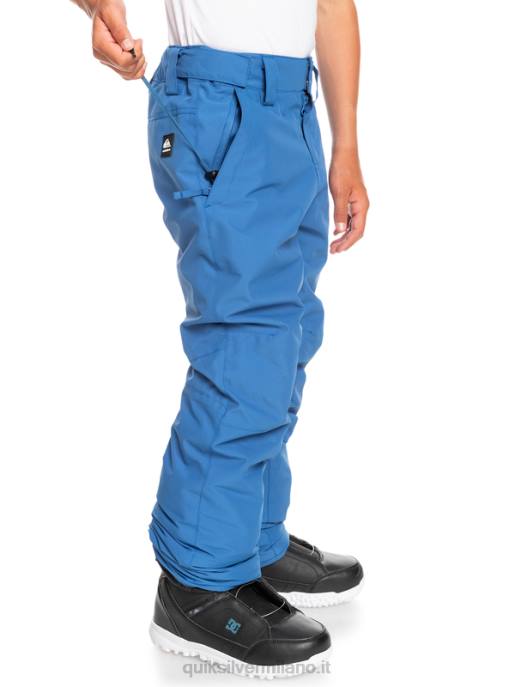 esso Quiksilver ragazzi 8-16 pantaloni da neve station wagon cobalto brillante HTZR2294