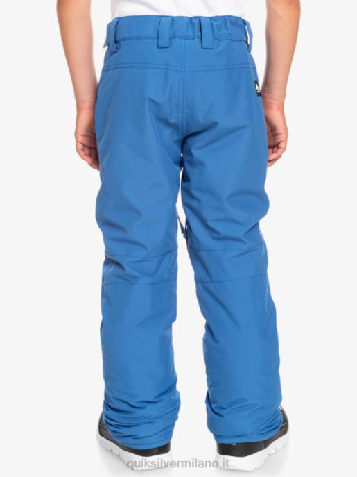 esso Quiksilver ragazzi 8-16 pantaloni da neve station wagon cobalto brillante HTZR2294