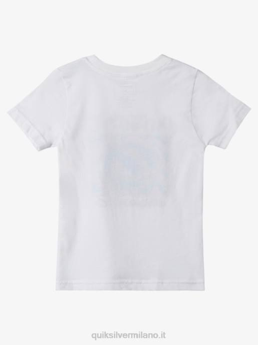 esso Quiksilver ragazzi 2-7 maglietta del sole di mezzanotte bianco HTZR1965