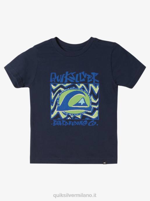 esso Quiksilver ragazzi 2-7 maglietta del sole di mezzanotte blazer blu scuro HTZR1963