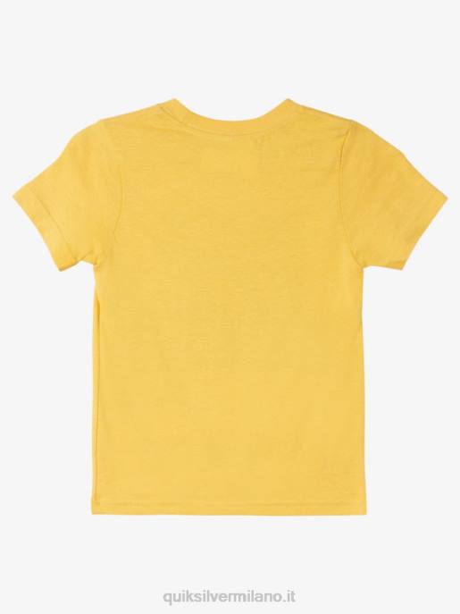 esso Quiksilver ragazzi 2-7 maglietta del sole di mezzanotte giallo tuorlo HTZR1964