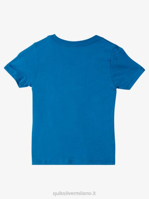 esso Quiksilver ragazzi 2-7 t-shirt auto fuga boccaglio blu HTZR1949