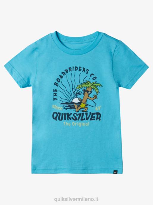 esso Quiksilver ragazzi 2-7 t-shirt mente pacifica blu del fiume HTZR1938