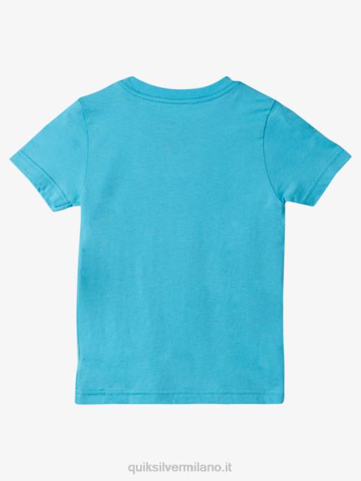 esso Quiksilver ragazzi 2-7 t-shirt mente pacifica blu del fiume HTZR1938