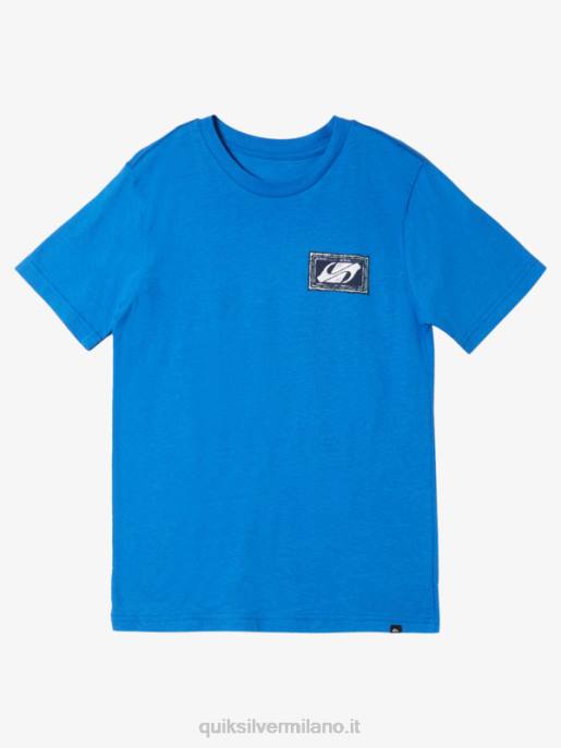 esso Quiksilver ragazzi 8-16 t-shirt con ritmo echeggiato mare turco HTZR1979
