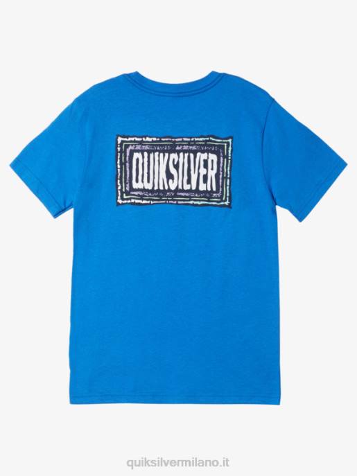 esso Quiksilver ragazzi 8-16 t-shirt con ritmo echeggiato mare turco HTZR1979