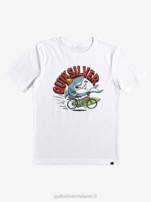esso Quiksilver ragazzi Maglietta 2-7 a rischio bianco HTZR2170
