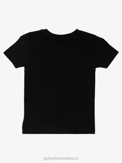 esso Quiksilver ragazzi Maglietta 2-7 compagno di surf nero HTZR2159
