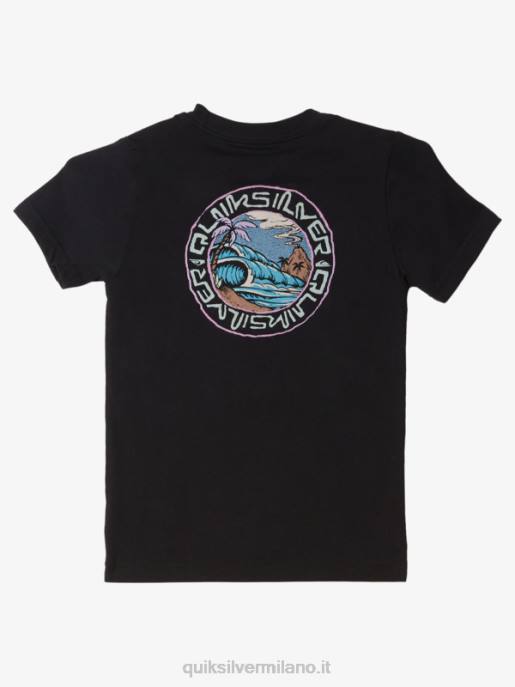 esso Quiksilver ragazzi Maglietta 2-7 racconti salati nero HTZR1952