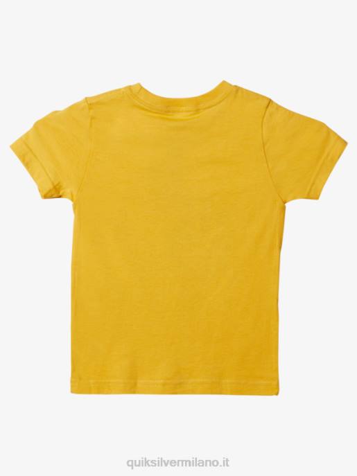 esso Quiksilver ragazzi Maglietta 2-7 ruote giallo tuorlo HTZR1971
