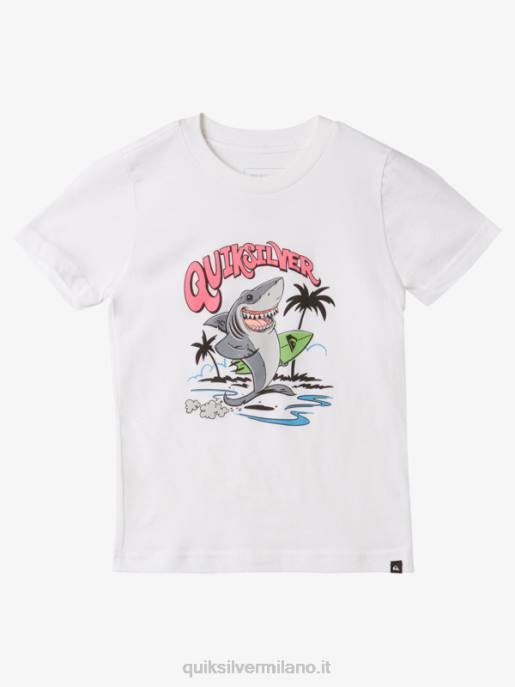 esso Quiksilver ragazzi Maglietta 2-7 sbiadita bianco HTZR1970