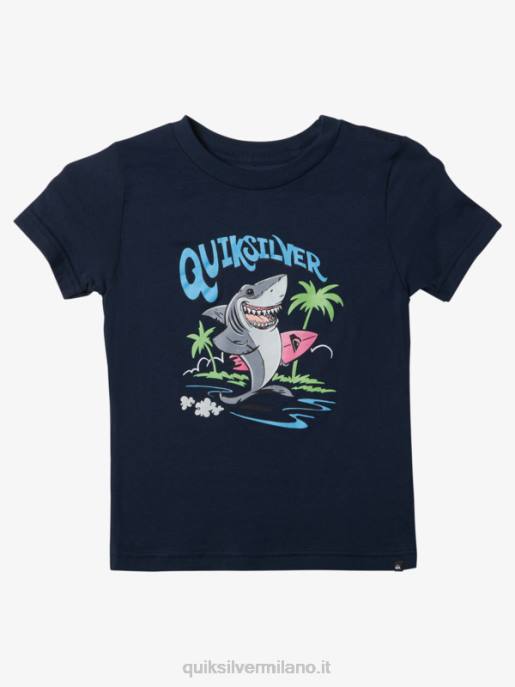 esso Quiksilver ragazzi Maglietta 2-7 sbiadita blazer blu scuro HTZR1969