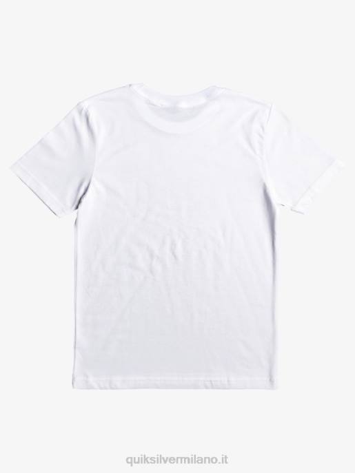 esso Quiksilver ragazzi Maglietta 8-16 vita più alta bianco HTZR2209