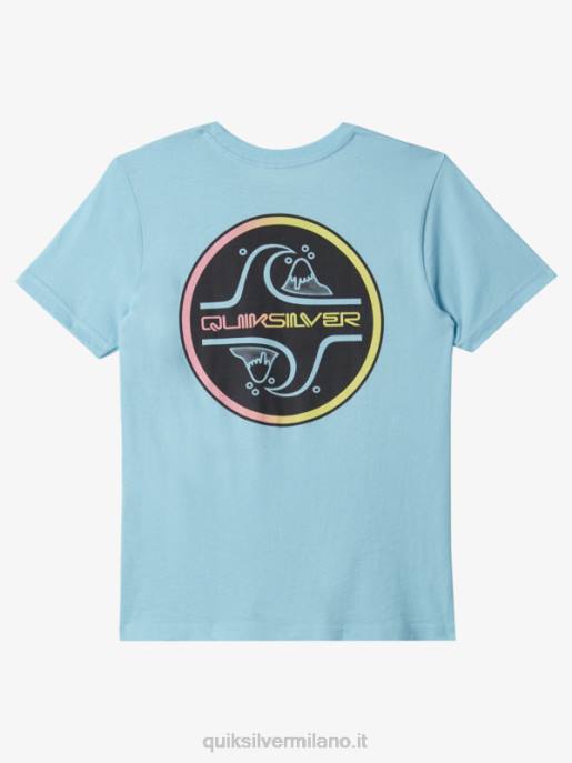 esso Quiksilver ragazzi Maglietta a bolle 8-16 core cielo blu HTZR1955
