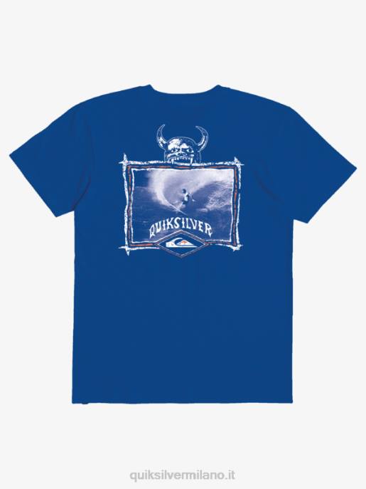 esso Quiksilver ragazzi Maglietta da surfista 8-16 boccaglio blu HTZR2178