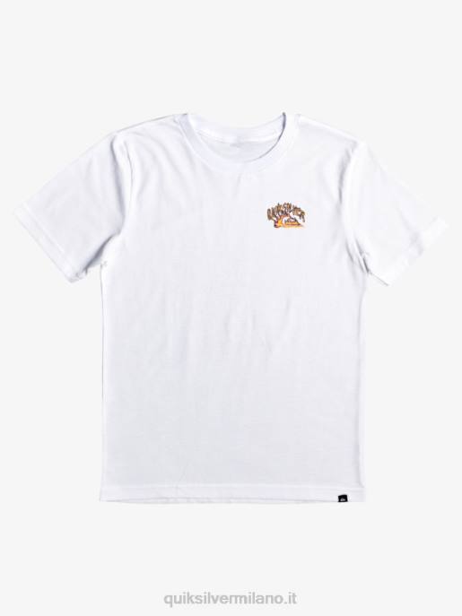 esso Quiksilver ragazzi Maglietta guardiano 8-16 onde bianco HTZR2229
