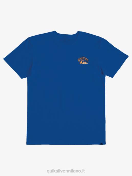 esso Quiksilver ragazzi Maglietta guardiano 8-16 onde boccaglio blu HTZR2231
